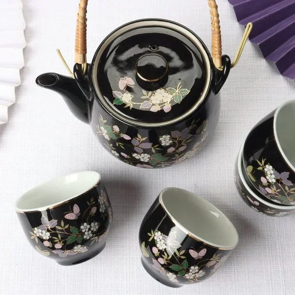 Japanese Teapot and Cups Set - Picture 6 of 7